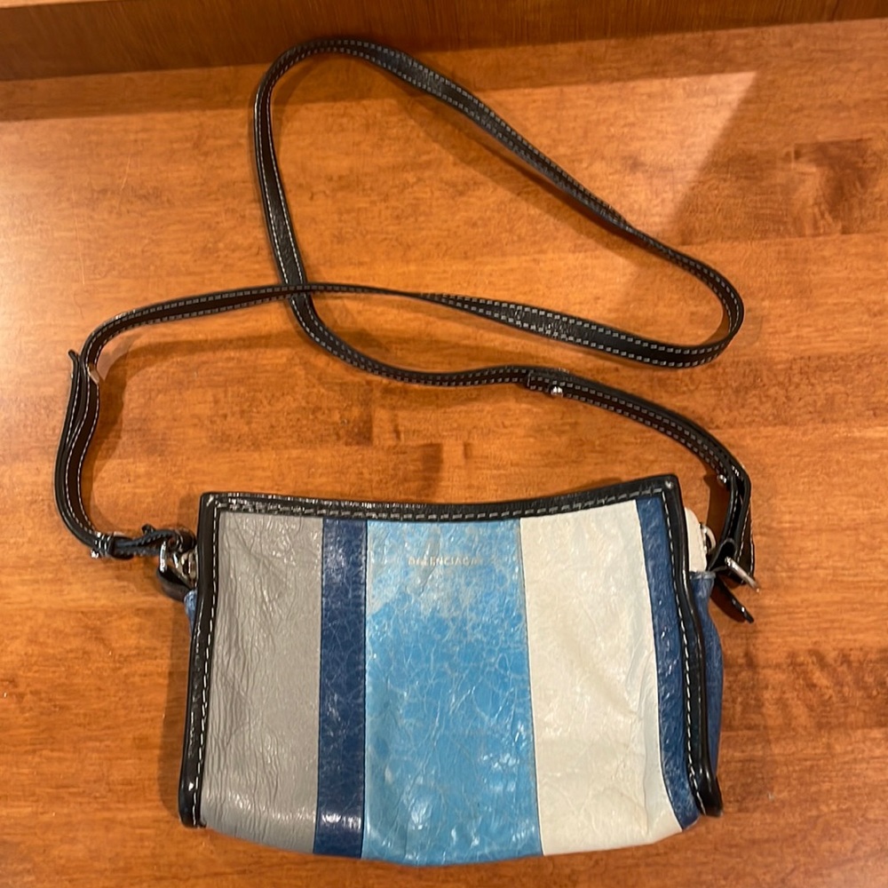 Balenciaga crossbody wallet on a chain